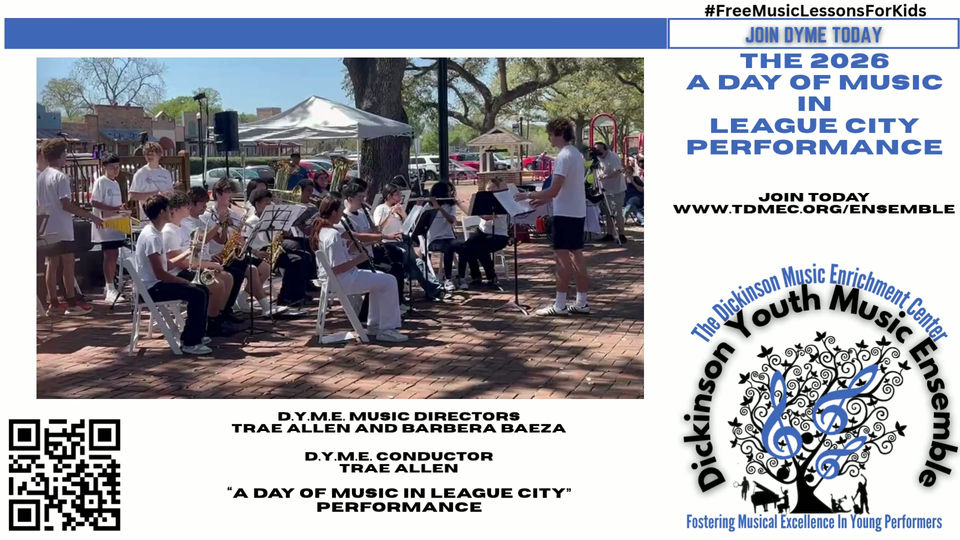 2026 Dickinson Youth Music Ensemble Performance Day of Music In League City
